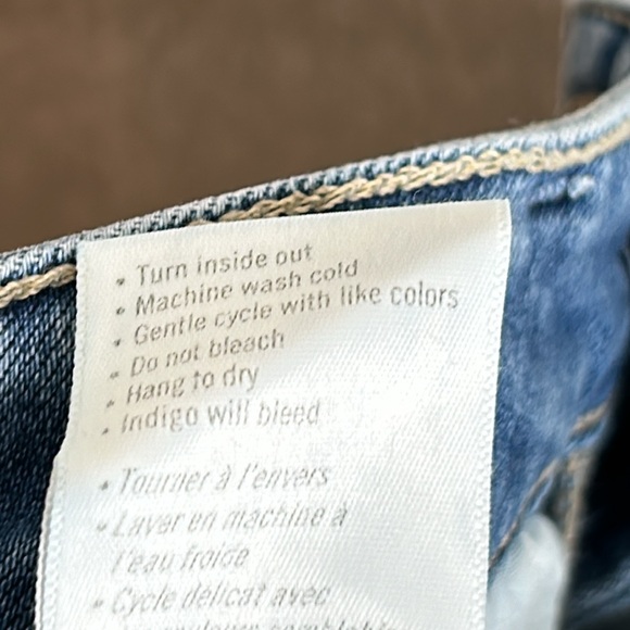 NWOT Paige Womens Verdugo Ankle Ripped Raw Hem Skinny Denim Jeans Blue SIZE 26 - Picture 11 of 11